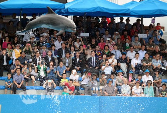 국내최대 돌고래체험장 거제씨월드 ‘그랜드오픈’