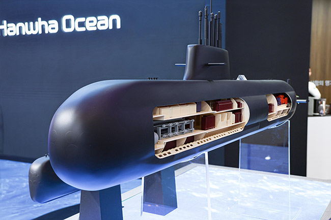 한화오션, K-잠수함 수출 위한 선제적 활동
